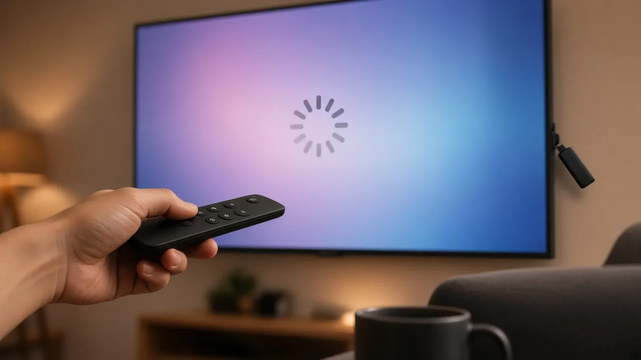 Setting up the Trex IPTV app on a smart TV with the remote control